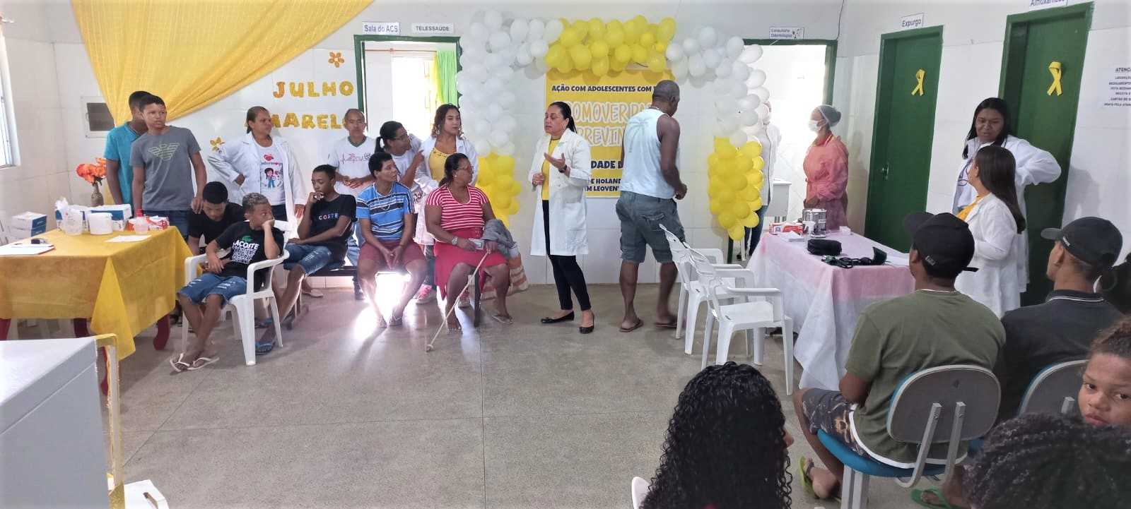 Camacã: PSF Dr. Aníbal Cavalcanti de Leoventura realiza ação Promover para Prevenir para adolescentes